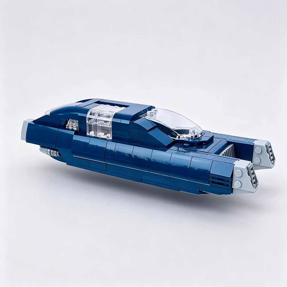 New MOC Space Series Senate Limousine Model Building Blocks – DIY Technic Sports Car Assembly Toy (Collectible Gift for Adults)