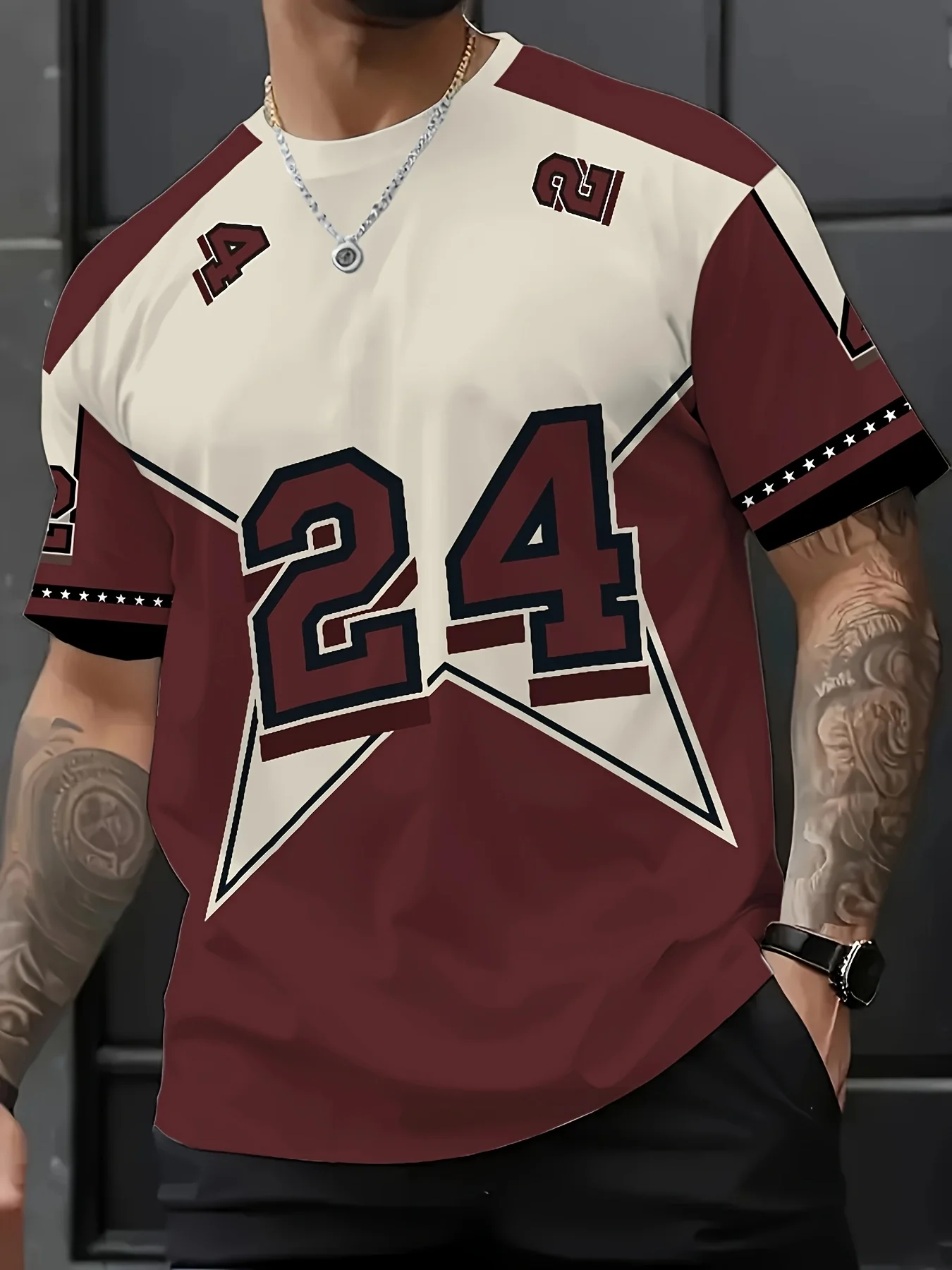 

Новая летняя мужская футболка 2025 года дышащая, легкая и подходит для занятий спортом на открытом воздухе и повседневная с короткими рукавами.