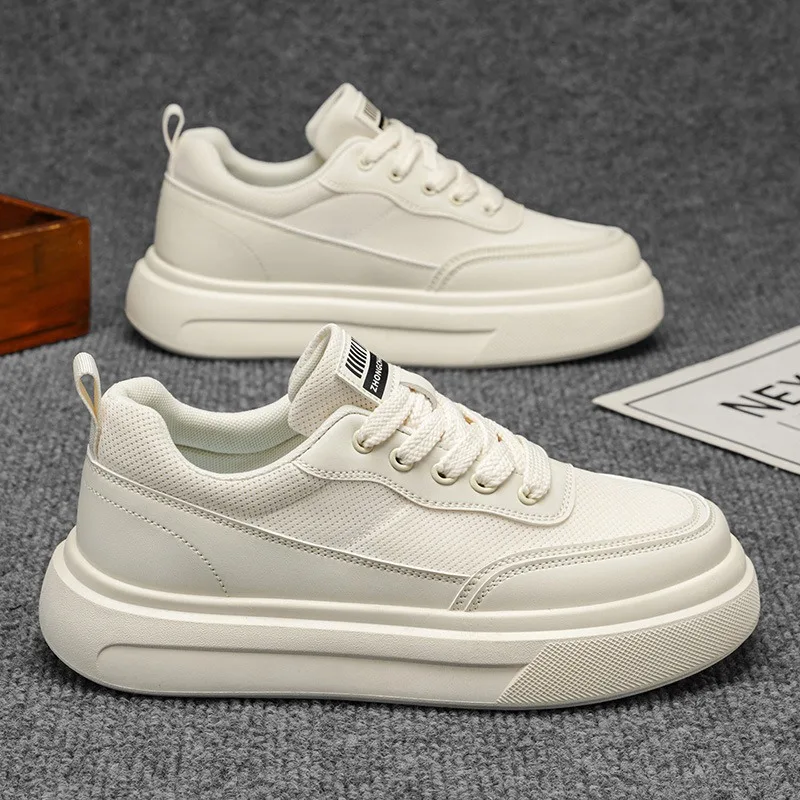 

Men's Shoes 2026 New Mesh Breathable Casual Shoes Youth Student Skateboard Shoe Men's Casual Sneakers Platform Vulcanized Shoes