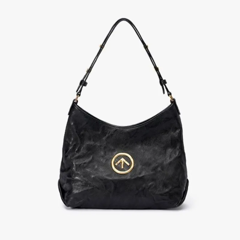 

Retro Black Shoulder Bags Wallet Women High Street Pu Street Casual Y2k Handbag Hot Girls Vintage Casual Crossbody Bags 2025
