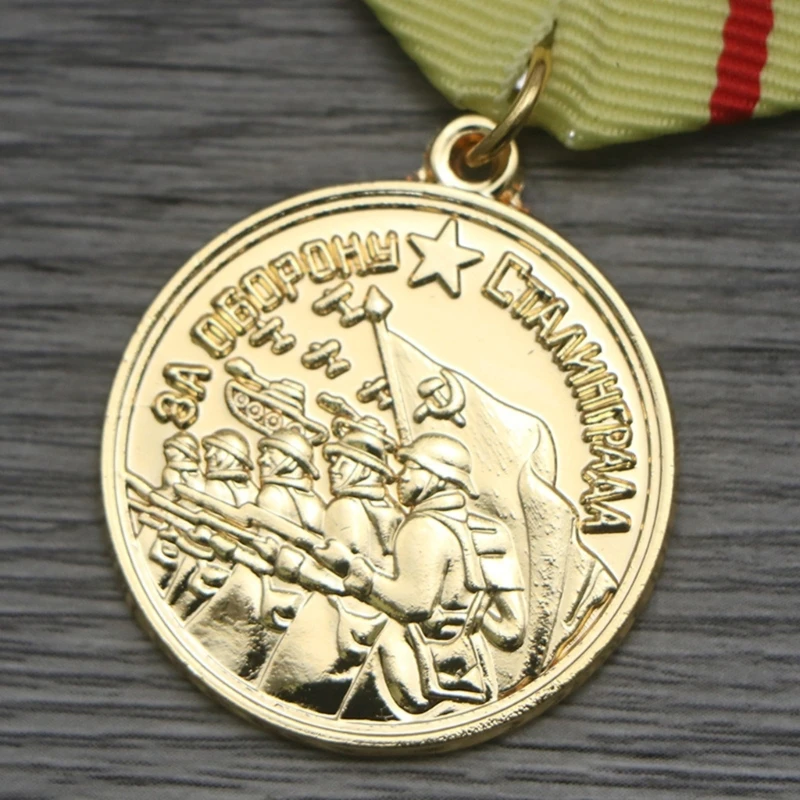 HXBF Gold Alloy Replicas Of USSR Medals Featuring Electroplating And Historical Accuracy For Display Or Gifting