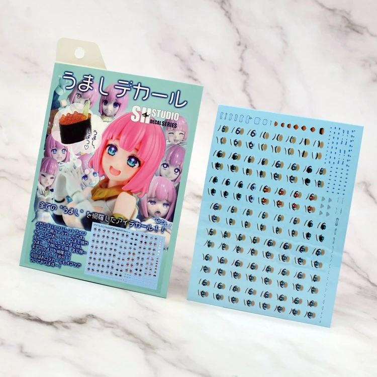 

[Без рисунка] SH STUDIO 1/12 Mecha Girl Gunner Eye Water Decals Fit 6in Megami Device Фигурка Модель игрушки для DIY