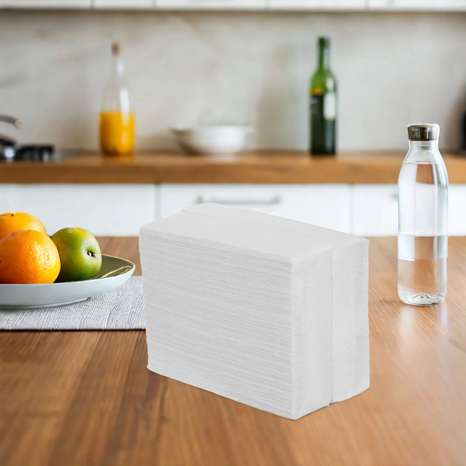 400pcs Thickened Commercial Toilet Paper Towel Thick Kitchen Paper Tissue Rolls For Home Cafe Restaurant Durable White Bathroom