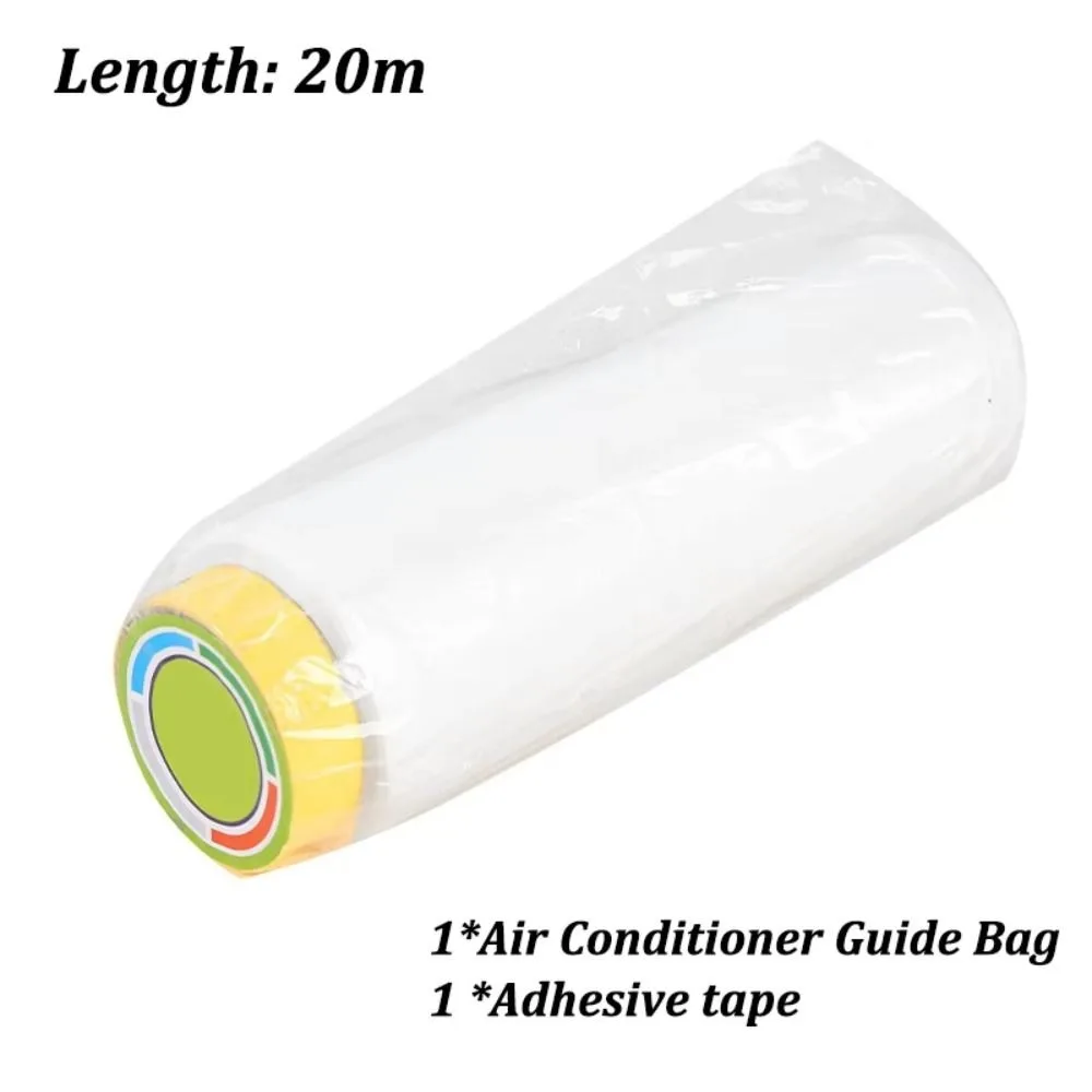 

8/10/15/20M Air Conditioner Extended Bag Flexible Summer Cooling Air Conditioner Blowing Guide Plastic Blowing Pipe Bag