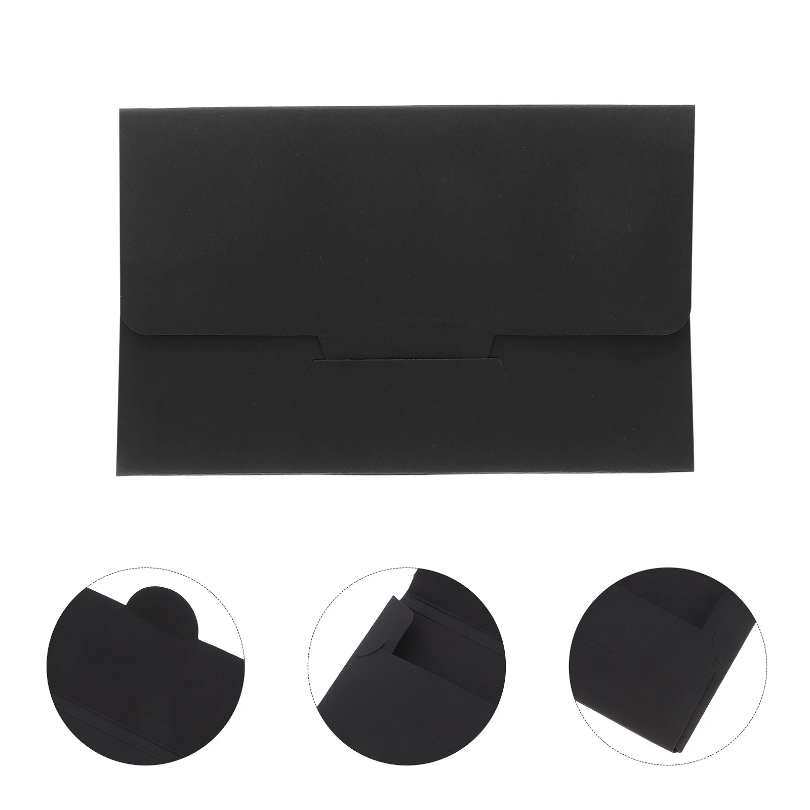 

50Pcs Membership Card Sleeves Kraft Paper Card Holders for Business Credit Cards Bank Present Cards Hotel Key Protector