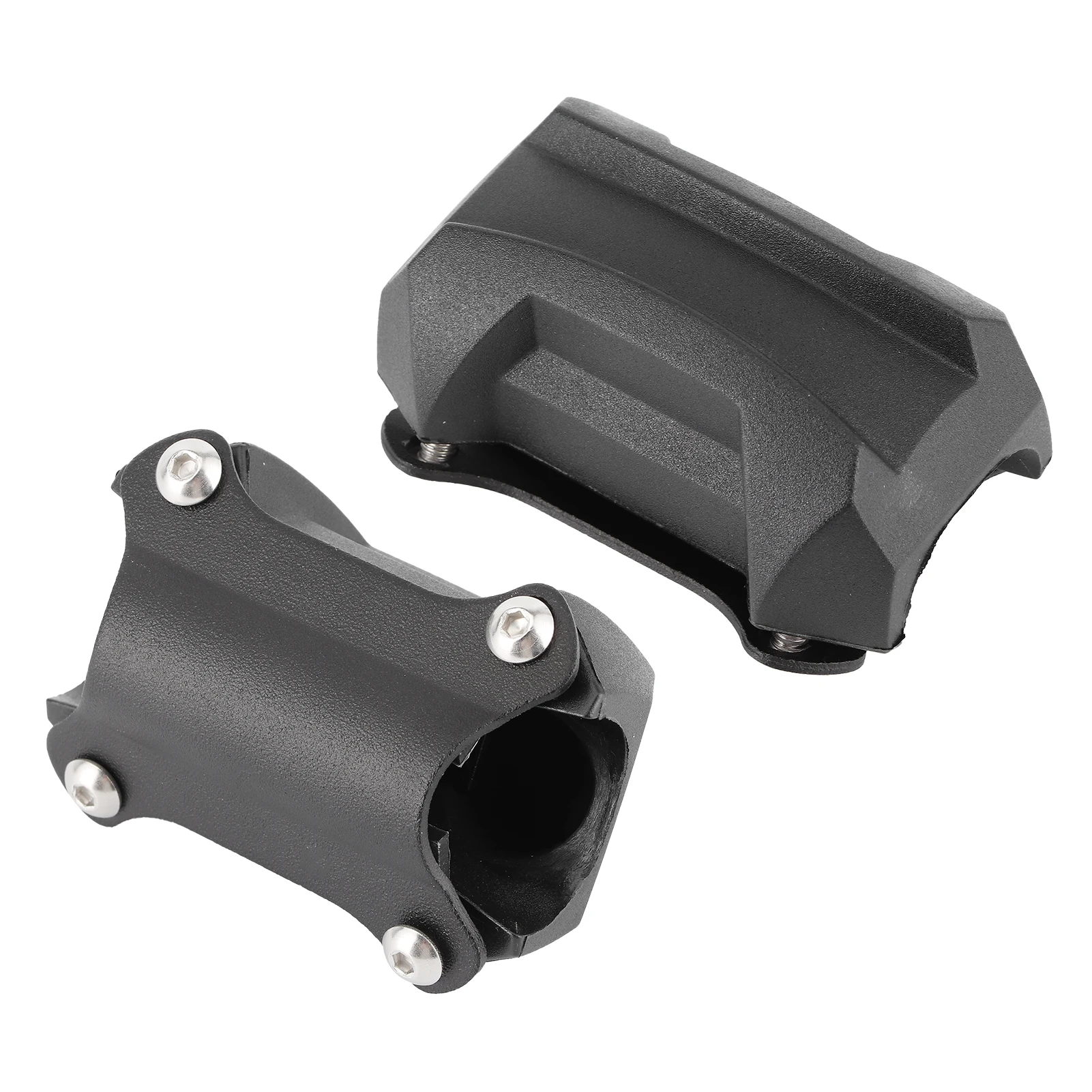 25mm/1in Motorcycle Bumper Guard Anti Drop Rubber Protector Universal Fit for R1200GS R1250GS F800GS