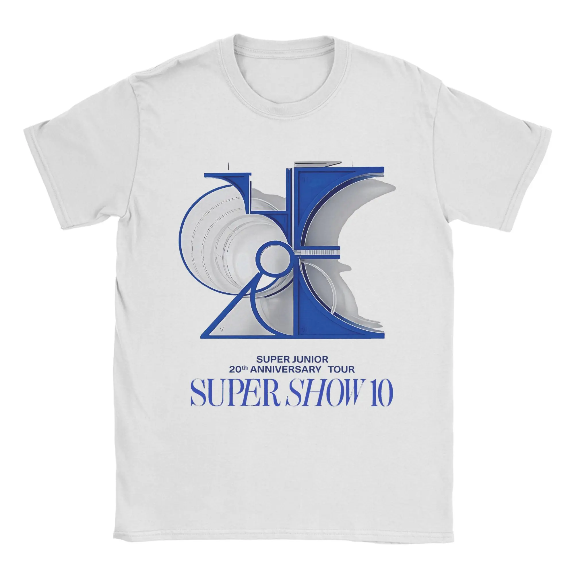 

Super Junior Men's T Shirts Hipster Tees Short Sleeve Crew Neck T-Shirt Cotton Plus Size Tops