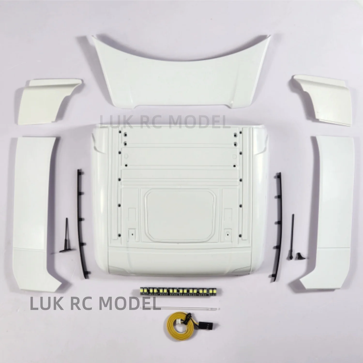 DIY Parts 1/14 770s Cabin Mid Top High Top TAMIYA Light Board Accessories LED Flowing Light For Truck Tractor Radio Model Toys