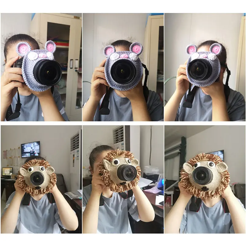 Estilo animal Camera Lens Acessório para Crianças, Fotografia Pet, Atrair Atenção, Olhar Assistência, Baby Photo, Acessório bonito