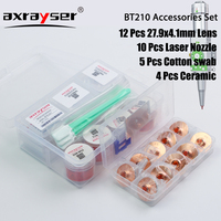 Raytools BT210 Laser Head Parts Protective Windows Lens 27.9*4.1mm Laser Nozzles D32 H15 M14 Ceramic Holder D32 Industrial Swabs