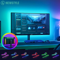 RGB Gaming Light Sync Strip Screen Backlight with Smart APP Control Ambient Lighting DIY Color Modes Computer Game Room