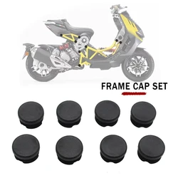 Motorcycle Accessories Frame Hole Cover Caps Plug Decorative Frame Cap Set Fit For ltaljet Dragster 200 250i 125 400 2020-2023