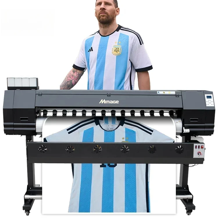 Mimage 1.6m/1.8m 6ft textile dye sublimation printing machine large format eco solvent printer