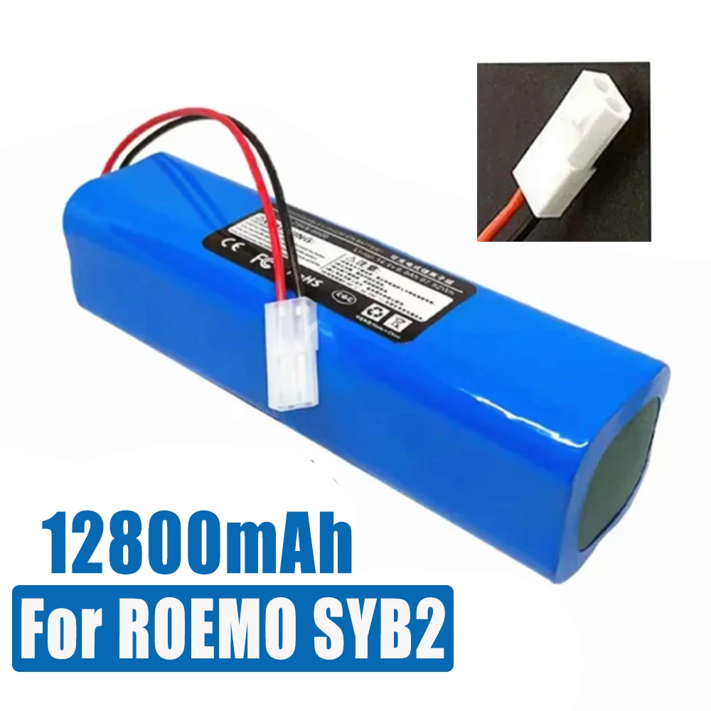 

14.4V 12800mAh 100%New Battery INR18650 M26-4S2P For ROEMO SYB2 Robot Vacuum Cleaner