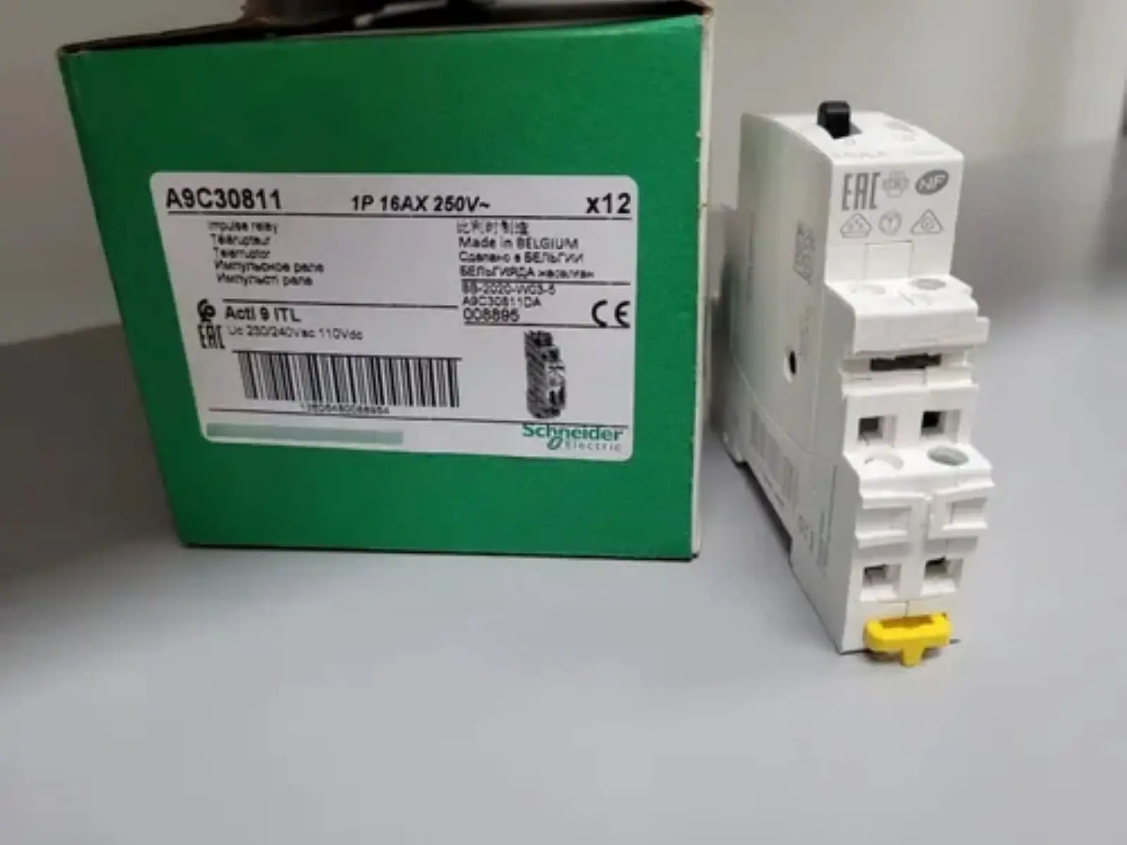 

A9C30811 Импульсное реле iTL - 1P - 1НО - 16А - катушка 110 В постоянного тока - 230...240 В переменного тока 50/60 Гц iTL16A 1P 1НО 230...240 В переменного тока 110 В постоянного тока