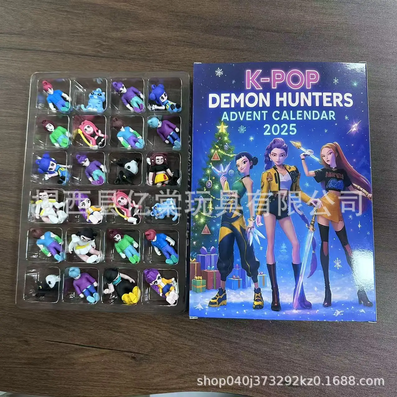 

New Christmas Kpop Demon Hunting 24pc Advent Calendar Surprise Blind Boxes For Halloween Mystery Box Gifts Toys