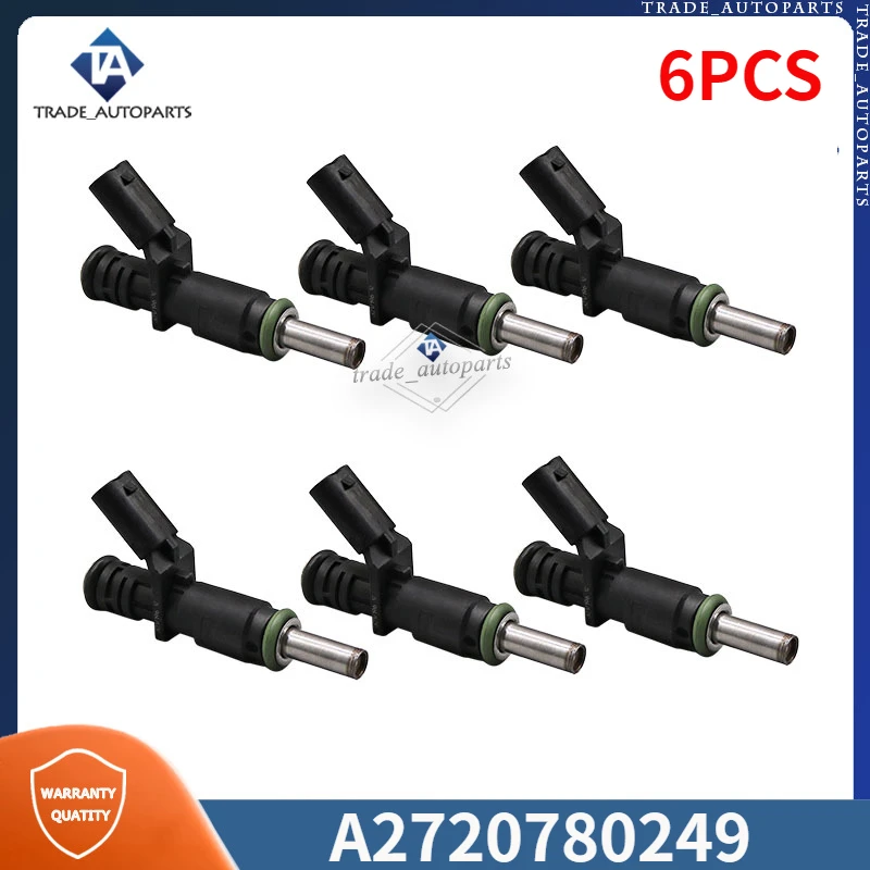 6PCS Fuel Injector A2720780249 For Dodge Sprinter 2500 Mercedes-Benz C230 C300 C350 CLK550 E350 E550 S400 GL450 ML550 68011710AA