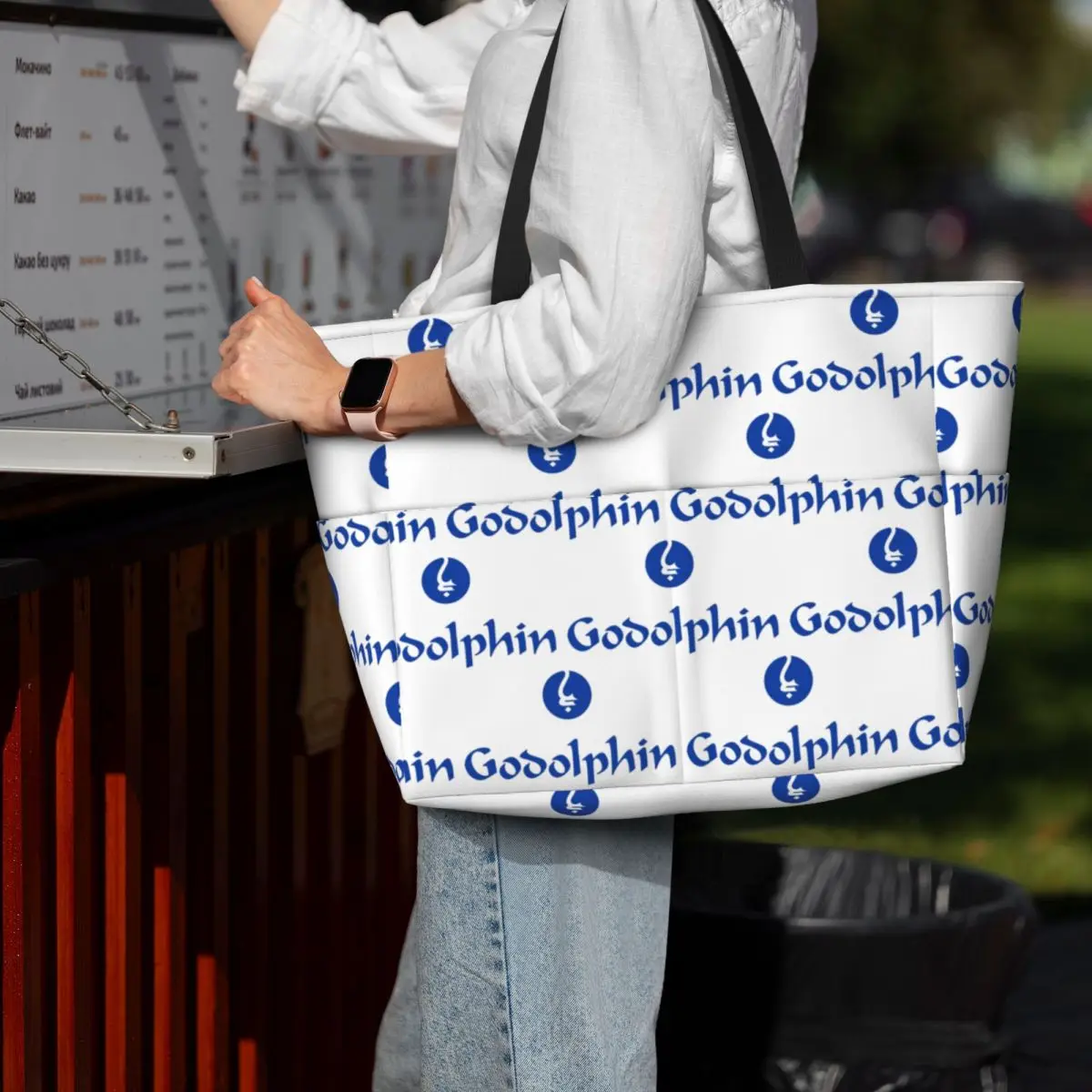 

Godolphin Racing Beach Tote Bag Sport Gym Yoga Duffle Large Tote Bag Women Travel Bag Fitness bag