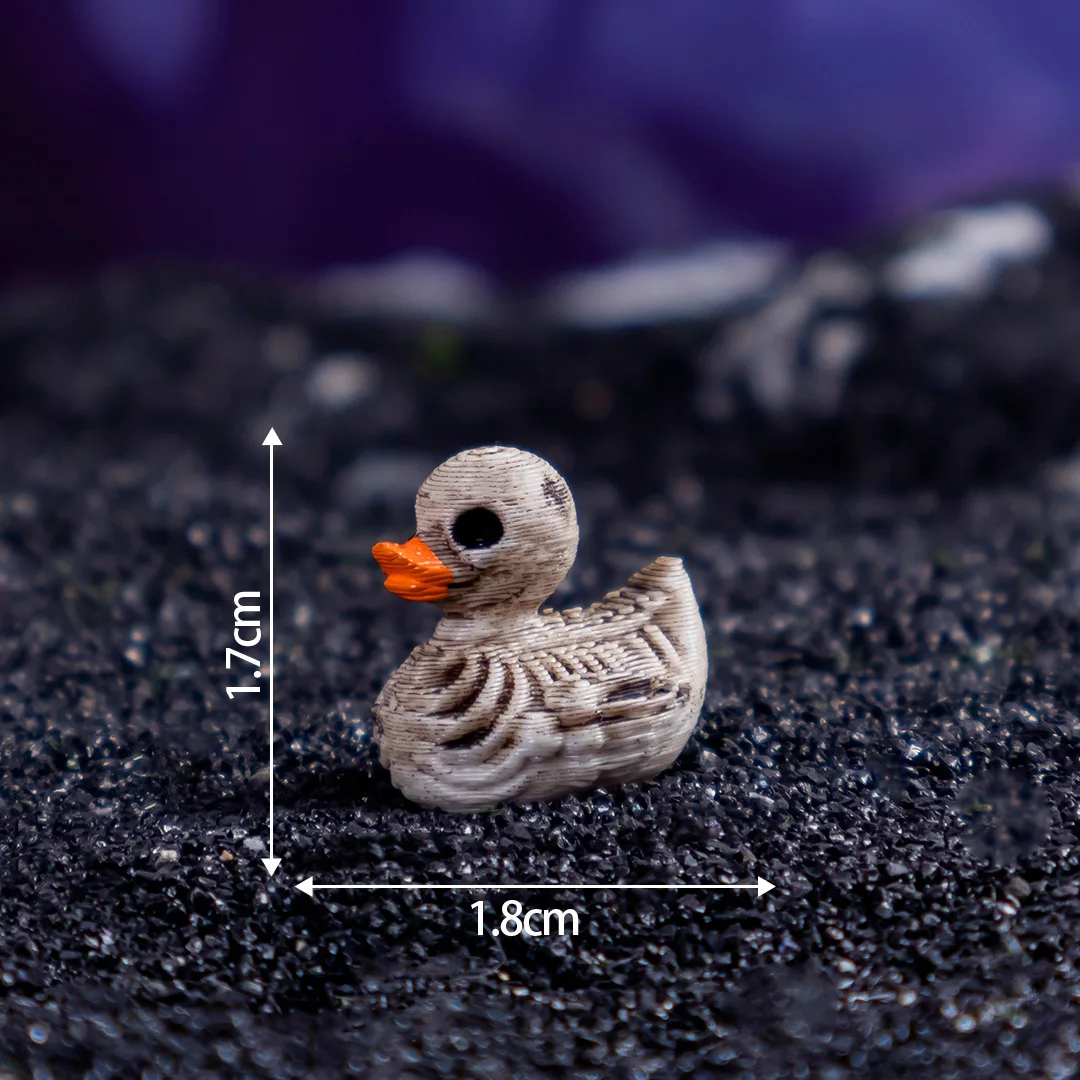 Desk Decor Gothic Skull Duck Resin Figurines, Novelty Halloween Ornaments,  Decor Gothic Home Party view 5