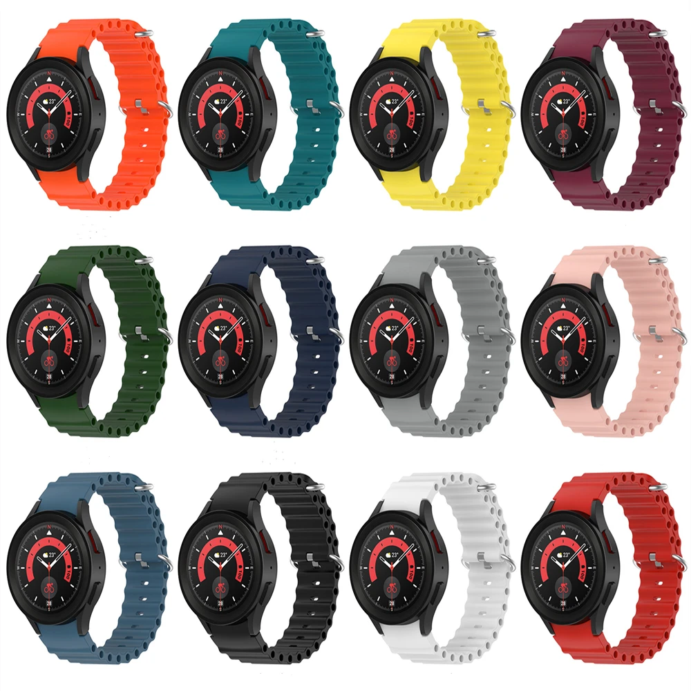 Ocean Strap For Samsung Galaxy Watch 4 classic 42mm 46mm correa Sport Silicone Bracelet Galaxy Watch 5 4 44mm 40 mm 5 pro 45mm