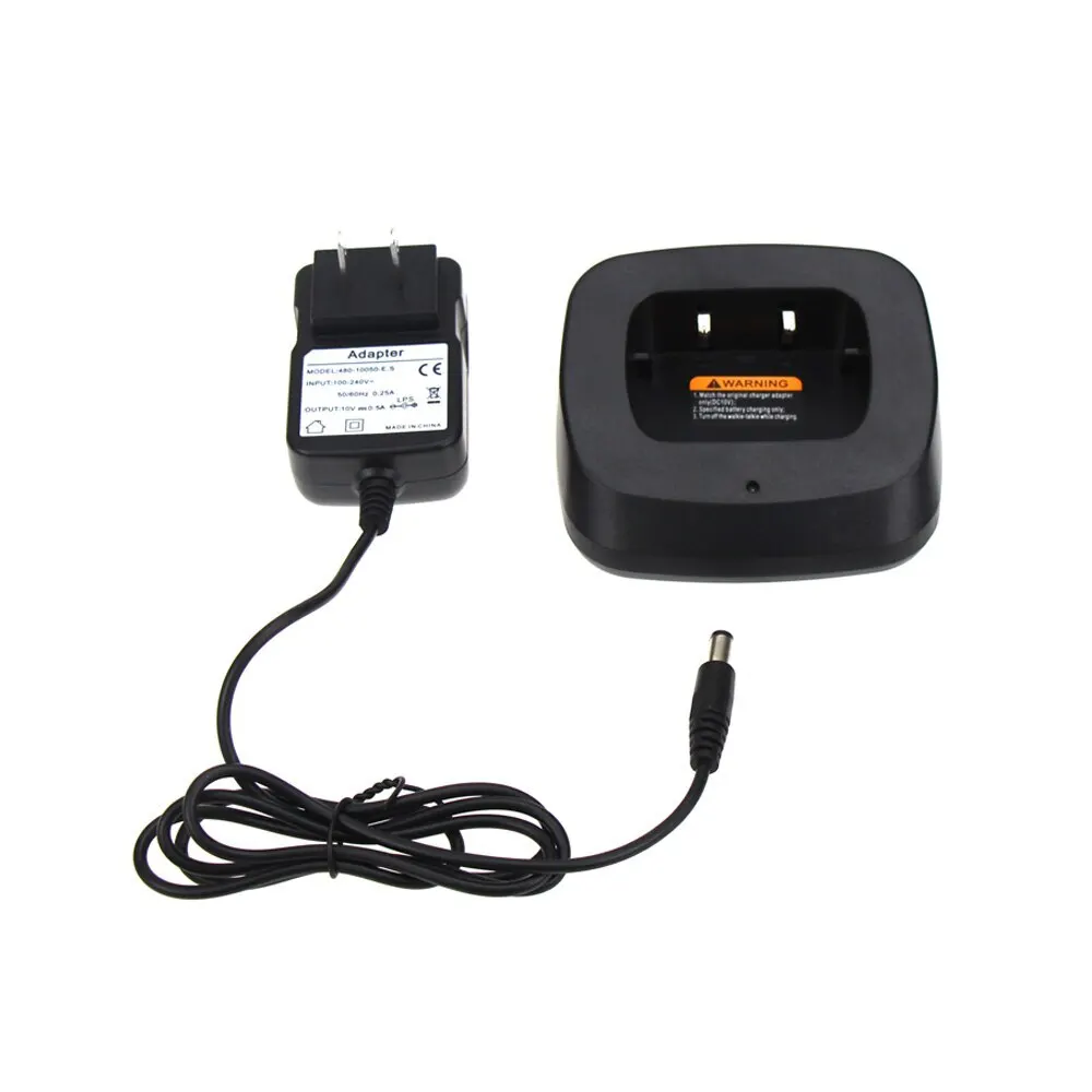 BAOFENG CH-6 Desktop Charger Station & AC Plug Adapter for GT-3 GT-3TP GT3 GT3TP Mark II III Walkie Talkie Accessory
