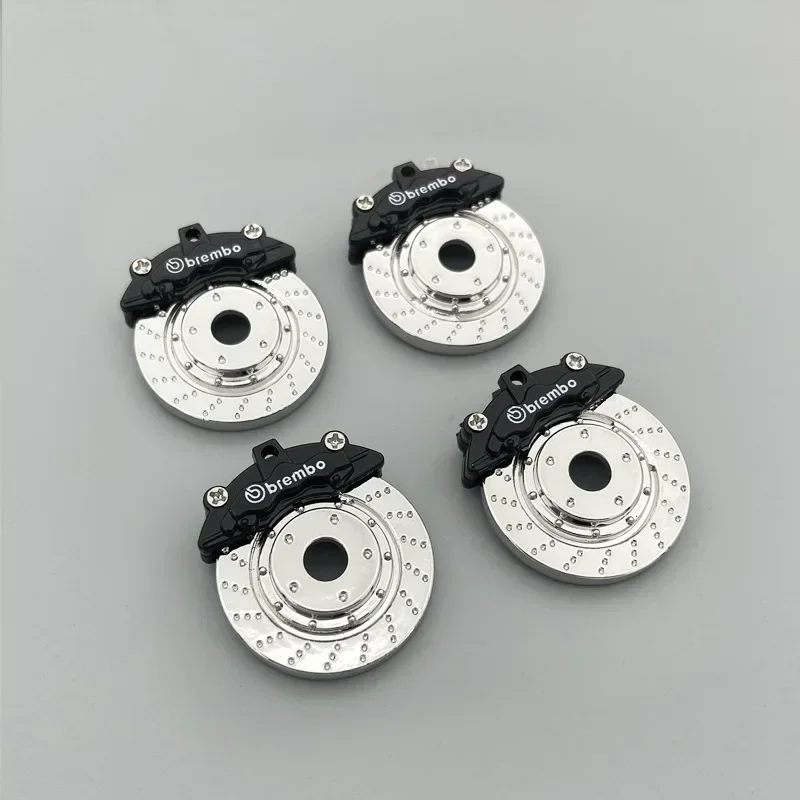 4PCS Metal Brake Disc Caliper Tire Modification for WPL D12 MN99 MN90  C24 C34 RC Car Spare Parts Upgrade