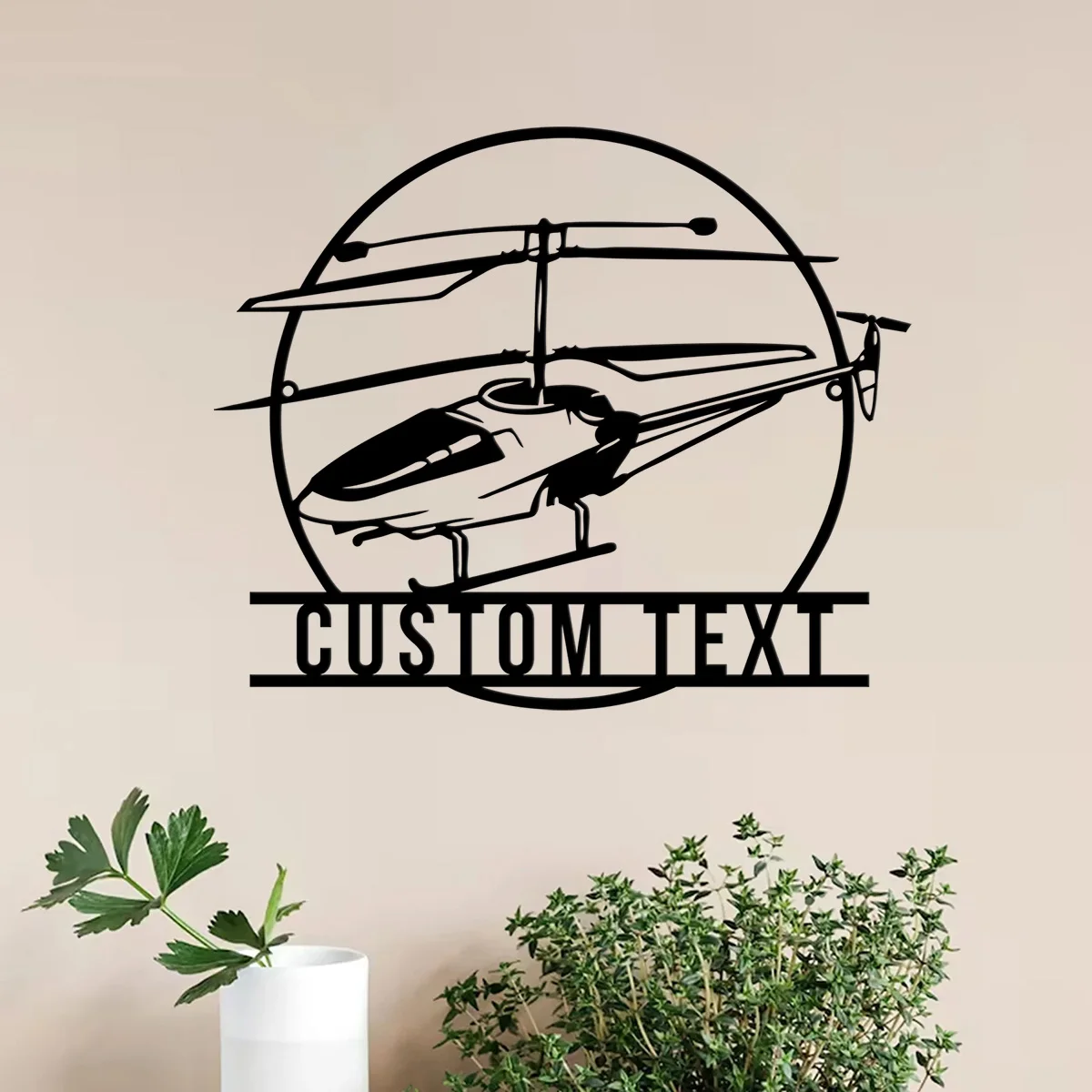 

Custom Radio Controlled Airplane Metal Wall Art Personalized RC Aircraft Name Sign Decor Remote Control Decoration Racer