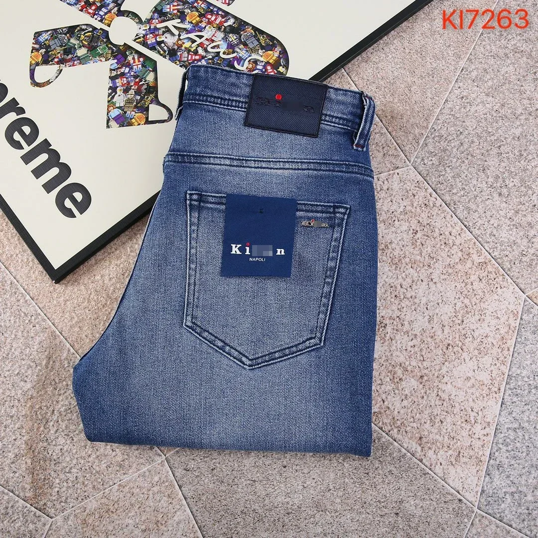 BILLIONAIRE OECHSLI Jeans Thick Cotton Men 2025 Autumn Winter new Straight Embroidery outdoors Business size 29-42 Pants