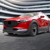 Mazda CX30 수정 서라운드 자동차 액세서리 용 도색되지 않은 매트 블랙 자동차 전면 후면 립 셔블 사이드 스커트 어셈블리 5