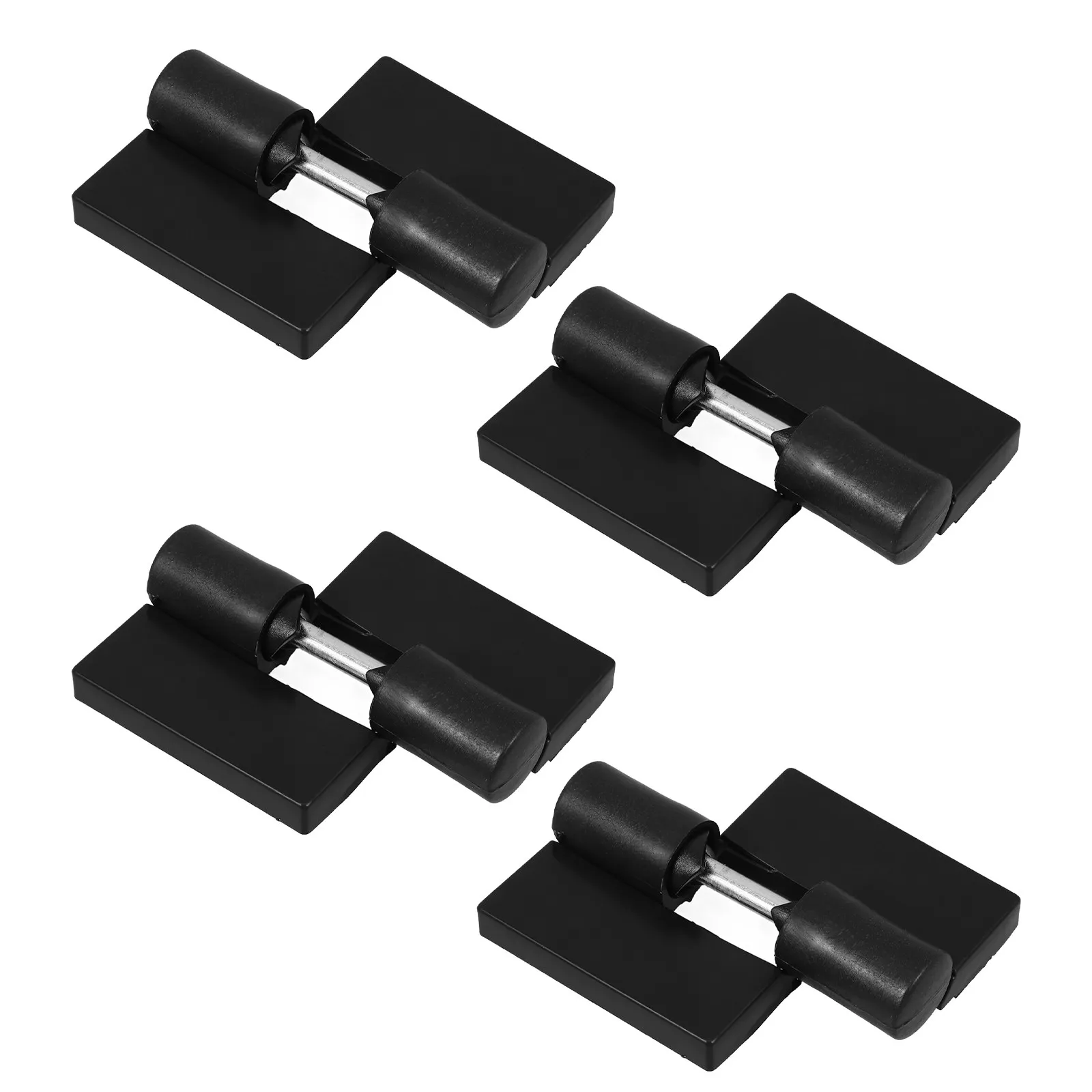 4Pcs Toilet Partition Door Hinges Plastic Self Closing Bathroom Stall Hardware Commercial Restroom Partition Parts for Public