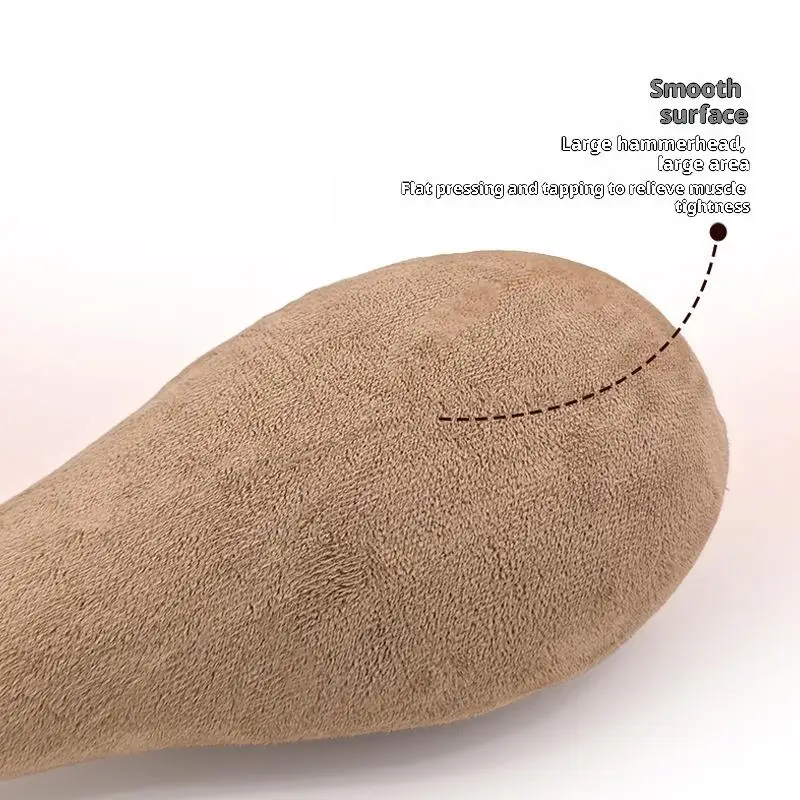 Extended Back Pounding Bump Massage Hammer Meridian Beat Stick Device Health Hammer Multi-functional Soft Elasticity