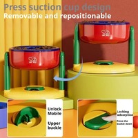 Easy Clean Double Bowls Pet Feeder Foldable With Adjustable Height Slow Feed Bowls Non-Slip Removable Feeding Bowl Pet