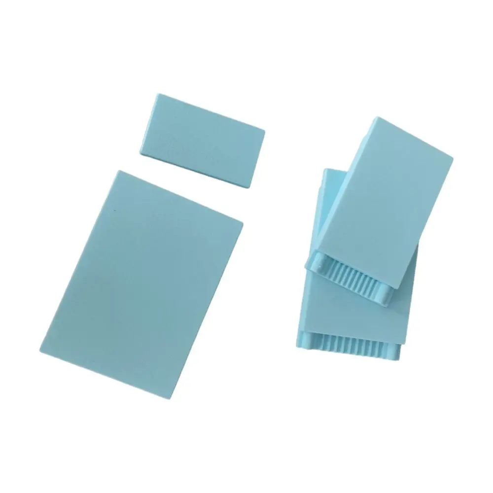 4PCS Plastic Clay Gel Ball Maker Tool Sliding Structure Grooved Rolling Surface Nail Art Roller Reusable 1/2/3/4mm