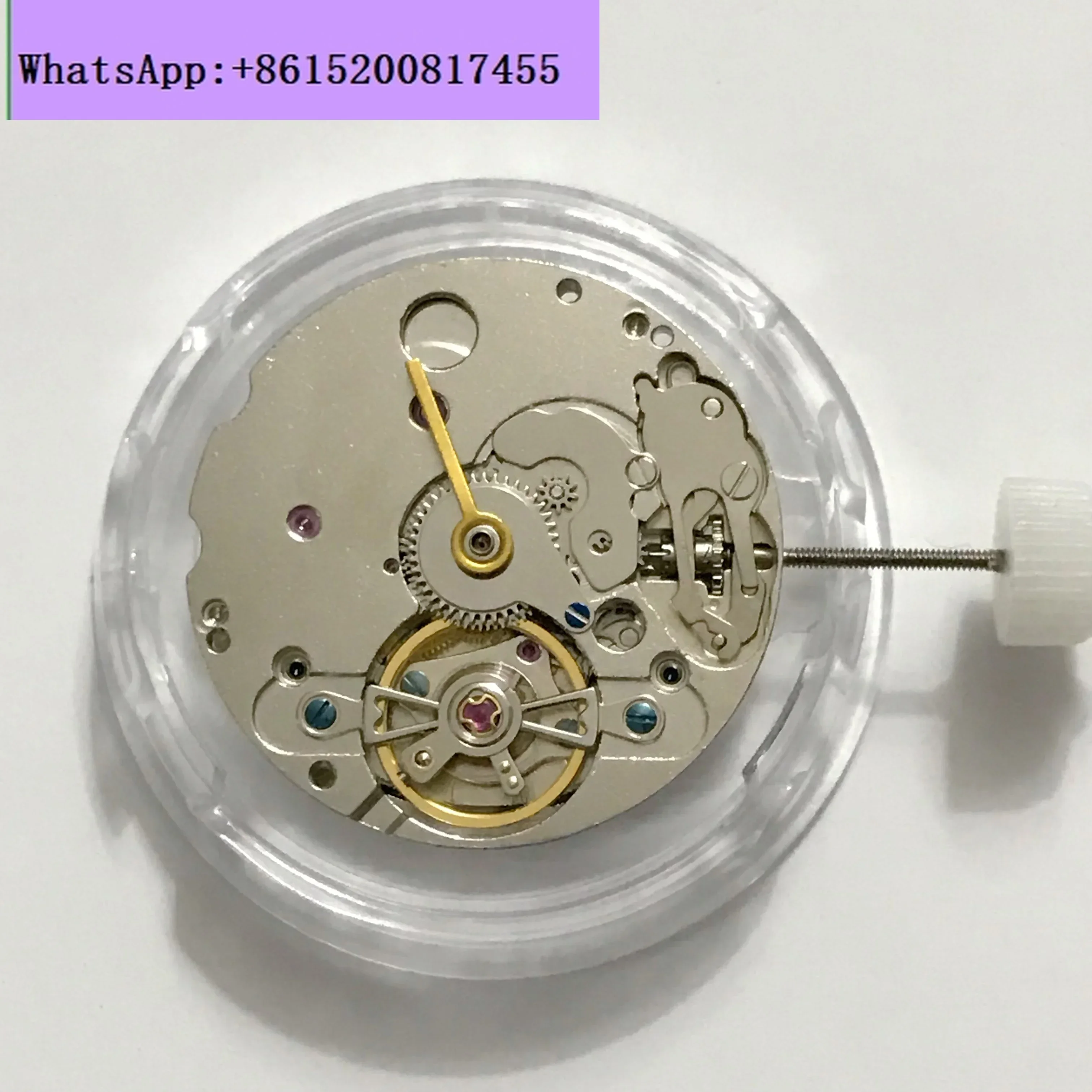 Watch accessories domestic women's clothing automatic mechanical movement 6-point bare pendulum movement, three-pin no calendar