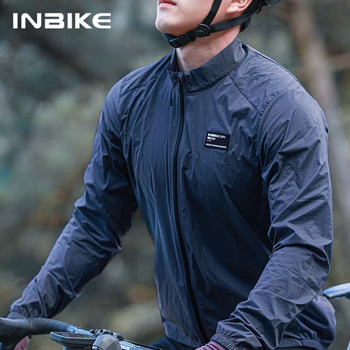 Imagen 2 del producto INBIKE-cortavientos de ciclismo para hombre, chaqueta superior de manga larga a prueba de viento para montar en bicicleta, ropa ligera para ciclismo de montaña y carretera