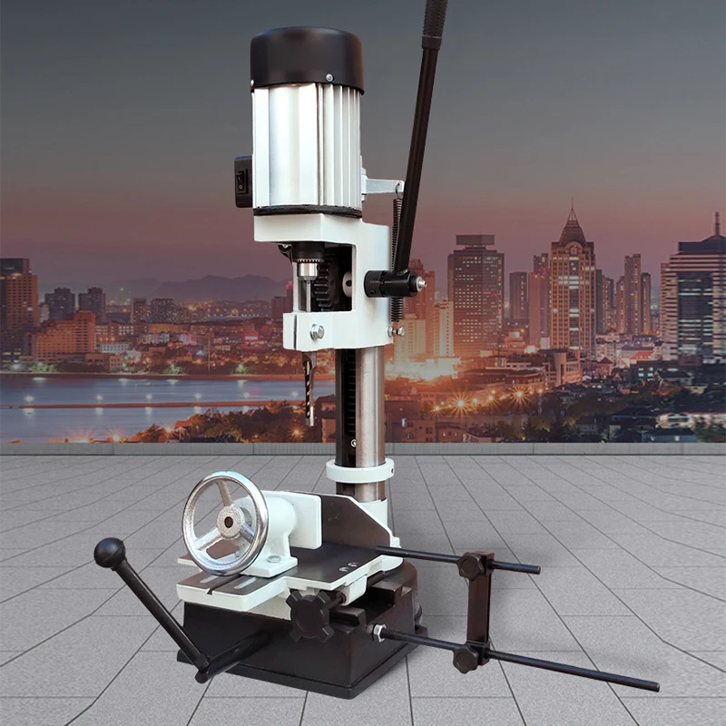 1000W Mini Woodworking Mortising Machine Square Hole Drilling Tenon Making Household Woodworking Processing Machinery Equipment
