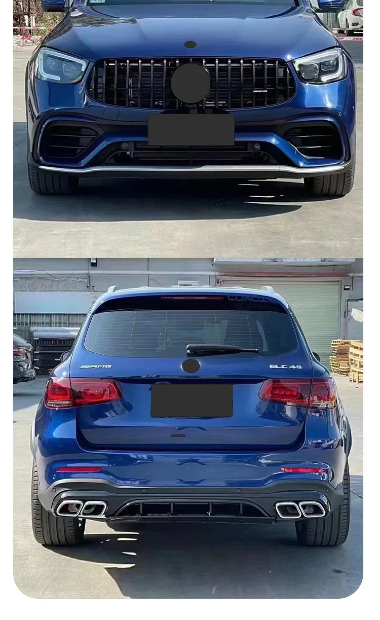 

Suitable For Mercedes-Benz GLC Surround X253 To GLC63 AMG Front Bar Assembly Rear Bar Assembly Large Surround Kit