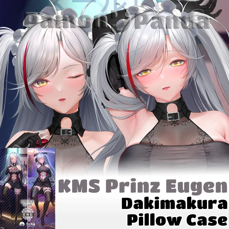 KMS Prinz Eugen Dakimakura Azur Lane Game Pillow Cover Sexy Hugging Cushion Case Otaku Full Body Pillowcase Home Bedding Decor