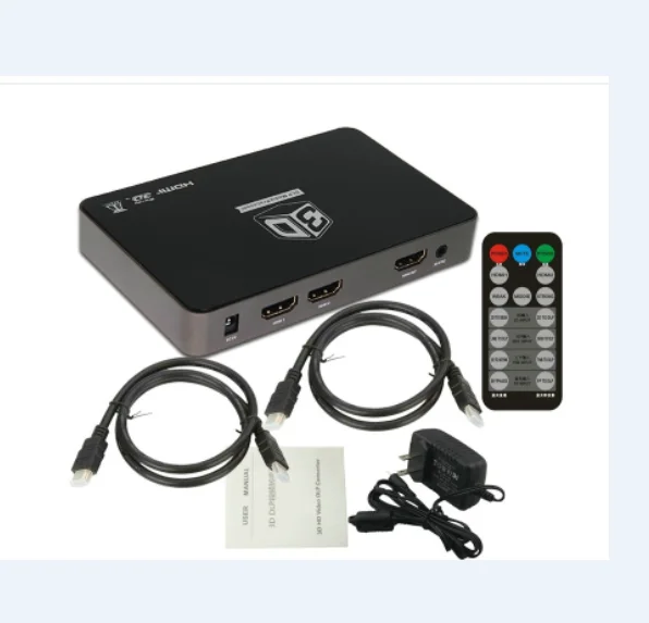 brand-new 2D to 3D video converter DLP projection 720P120HZ 3D TV VR left and right top and bottom formats