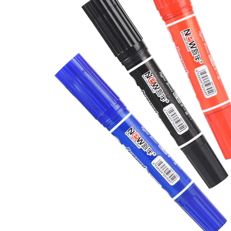 Water Proof Permanent MarkerBullet Office supplies Dual tips Permanent markers