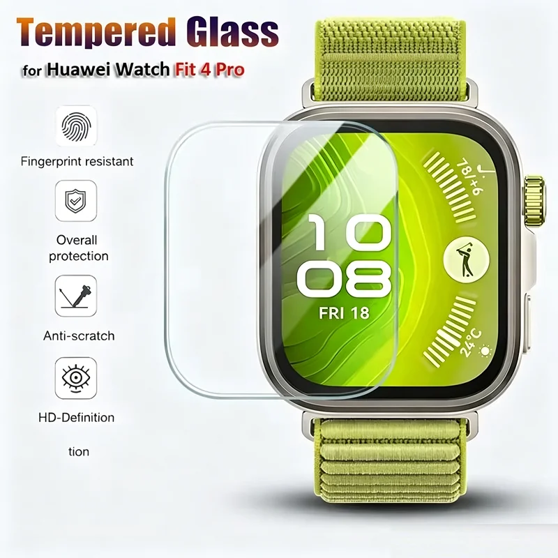 

Tempered Glass Compatible For Huawei Watch Fit 4 Pro Screen Protector For Huawei Fit 4 Pro Watch Protective Glass Protect Film