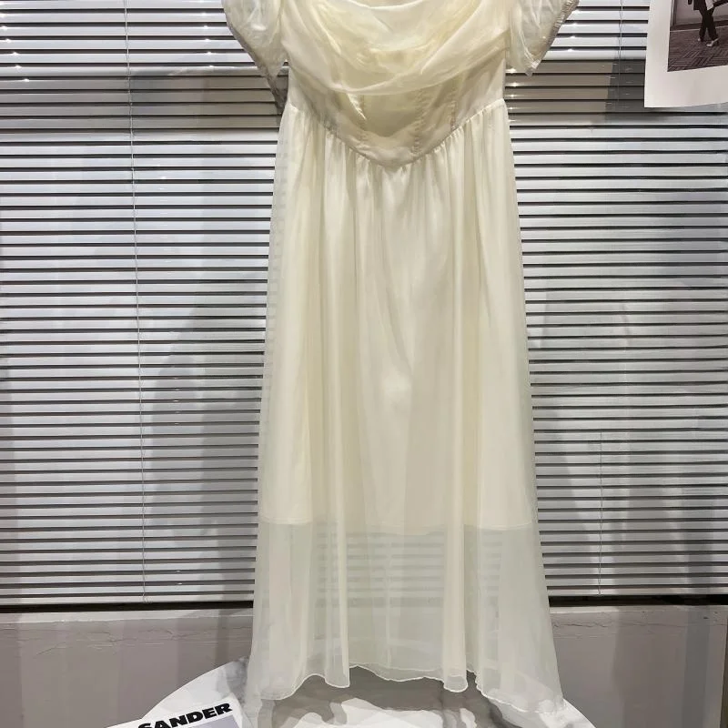 صيف جديد Sle صغير Fraance الرياح ندفة الثلج Ne معلقة مربوط الخصر ort Sve طويل Dr المرأة Faion Dr