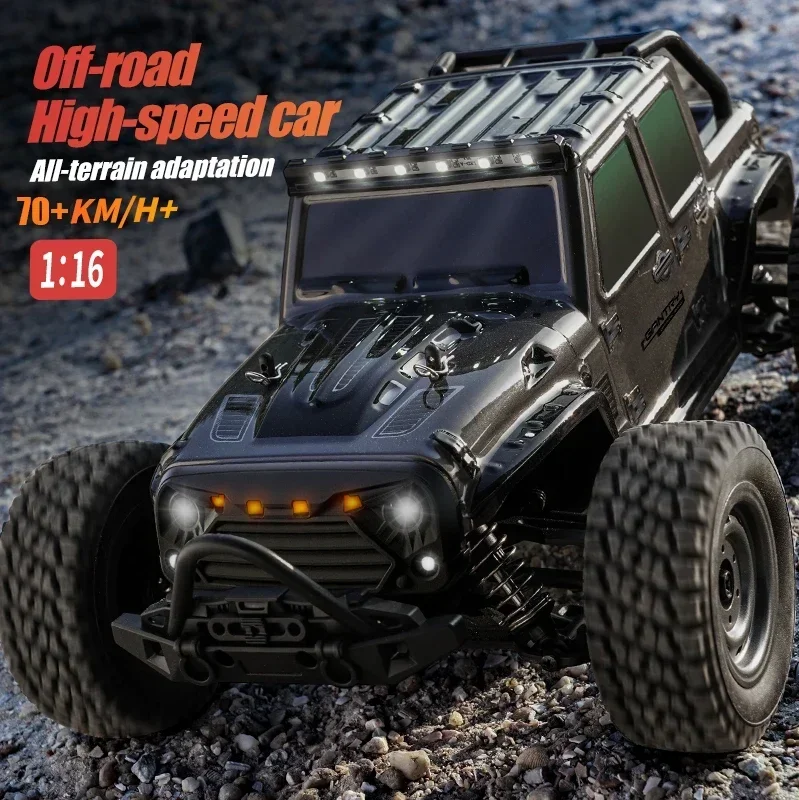 SCY 16103 16201 1/16 RC Car 2.4G Off Road 4X4 Remote Control Car LED Light 4WD Drive Climbing Drift Racing Toy Car Gift for Boys