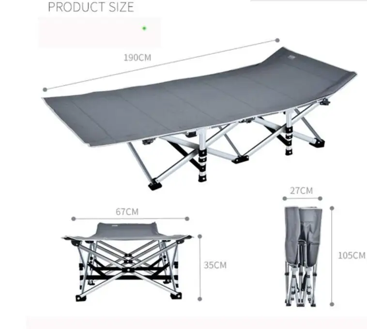 

Folding Bed Camping Cot Outfitter Camp Cot Folding Cot Great for Car Camping Guest Hideaway Bed