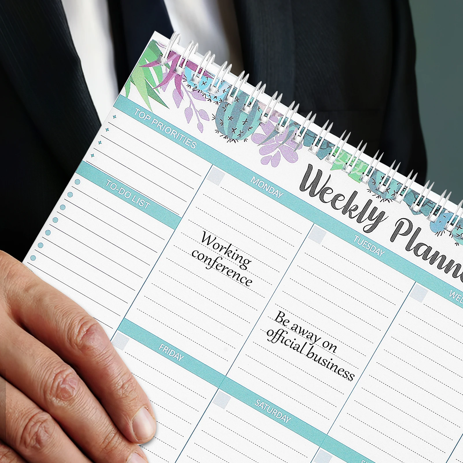

Weekly Planner Book 8.5x11 Inches Large Weekly Planning Pad Daily To-Do Lists Habit Tracking Paper Notepad Work Home