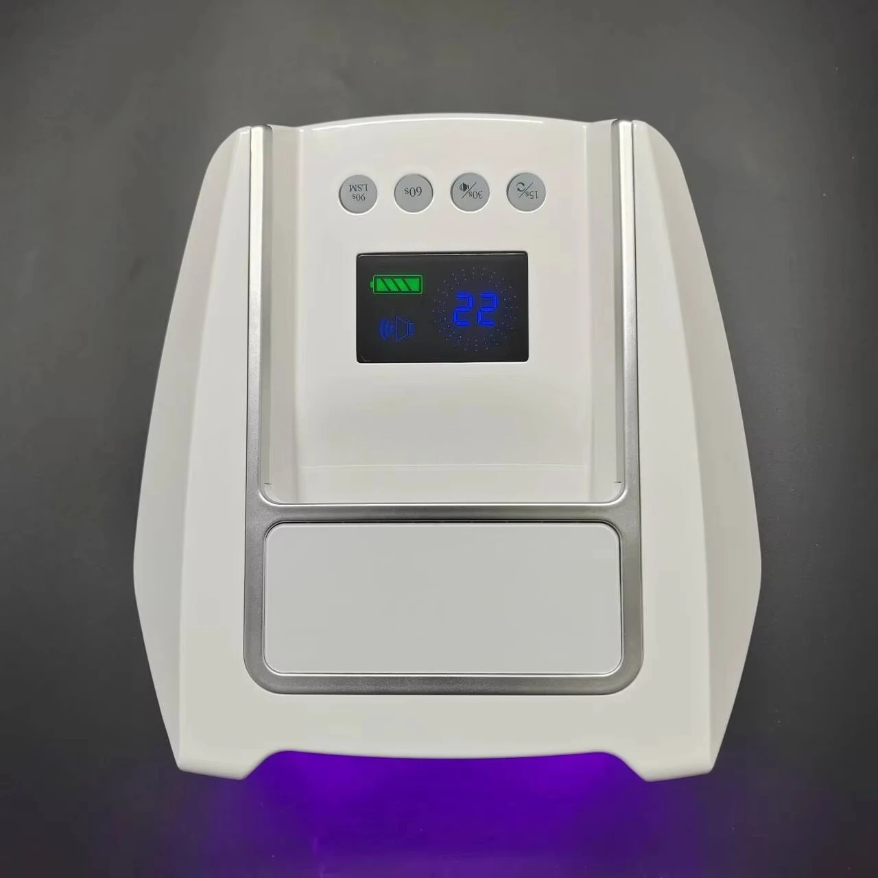 New 126W Professional Cordless UV LED Nail Lamp Rechargeable Detachable Battery Timer Buzzer for Gel Polish Curing