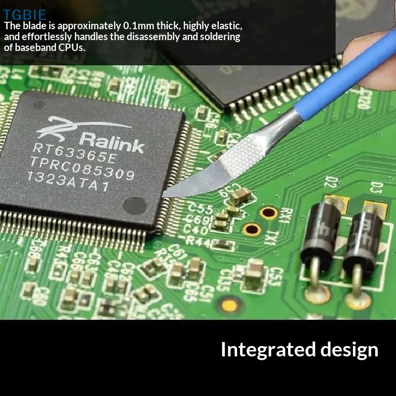 

[TL][TL]5/8Pcs Ultra Thin IC Chip CPU Blade Knife Motherboard Maintenance UV Glue Cleaner Remover Phone Disassemble Repair Tools