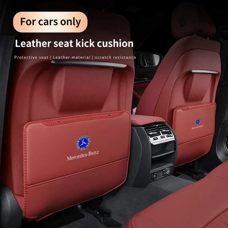 Mercedes-Benz A B C E S V R Class AMG Sprinter GLA GLK GLC GLS SLK SLC CLS CITAN Pilot Car Seat Back Anti-Kick Pad Storage Bag