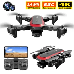 2022 NEW S8000 Optical Flow Positioning Folding UAV 4K HD Aerial Photography ESC Dual Camera Aerial Camera Drone Toys