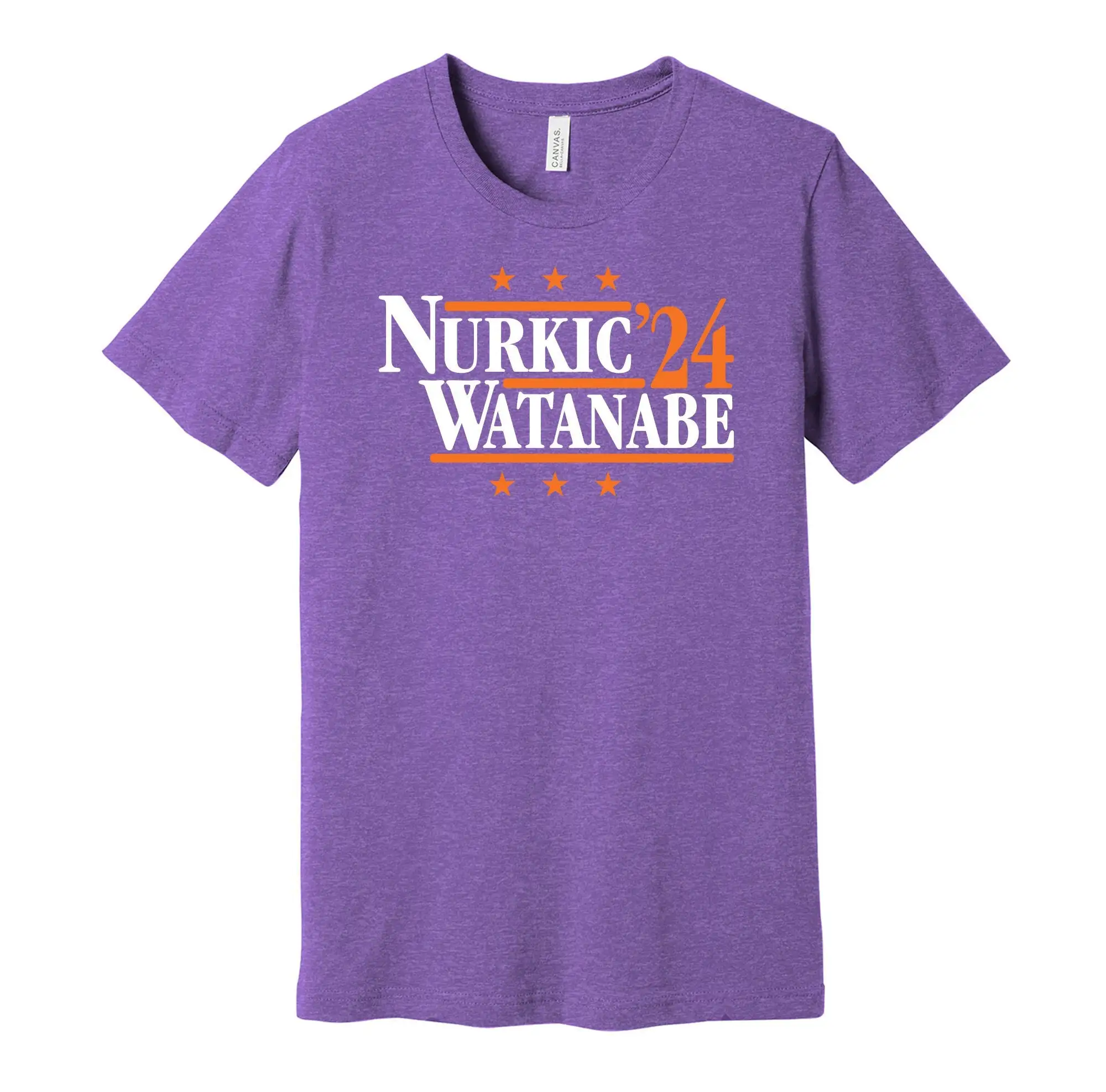 Nurkic Watanabe '24 Political Campaign Parody T Shirt Basketball Legends For President Fan S M L Xl Xxl 3Xl Lots Of